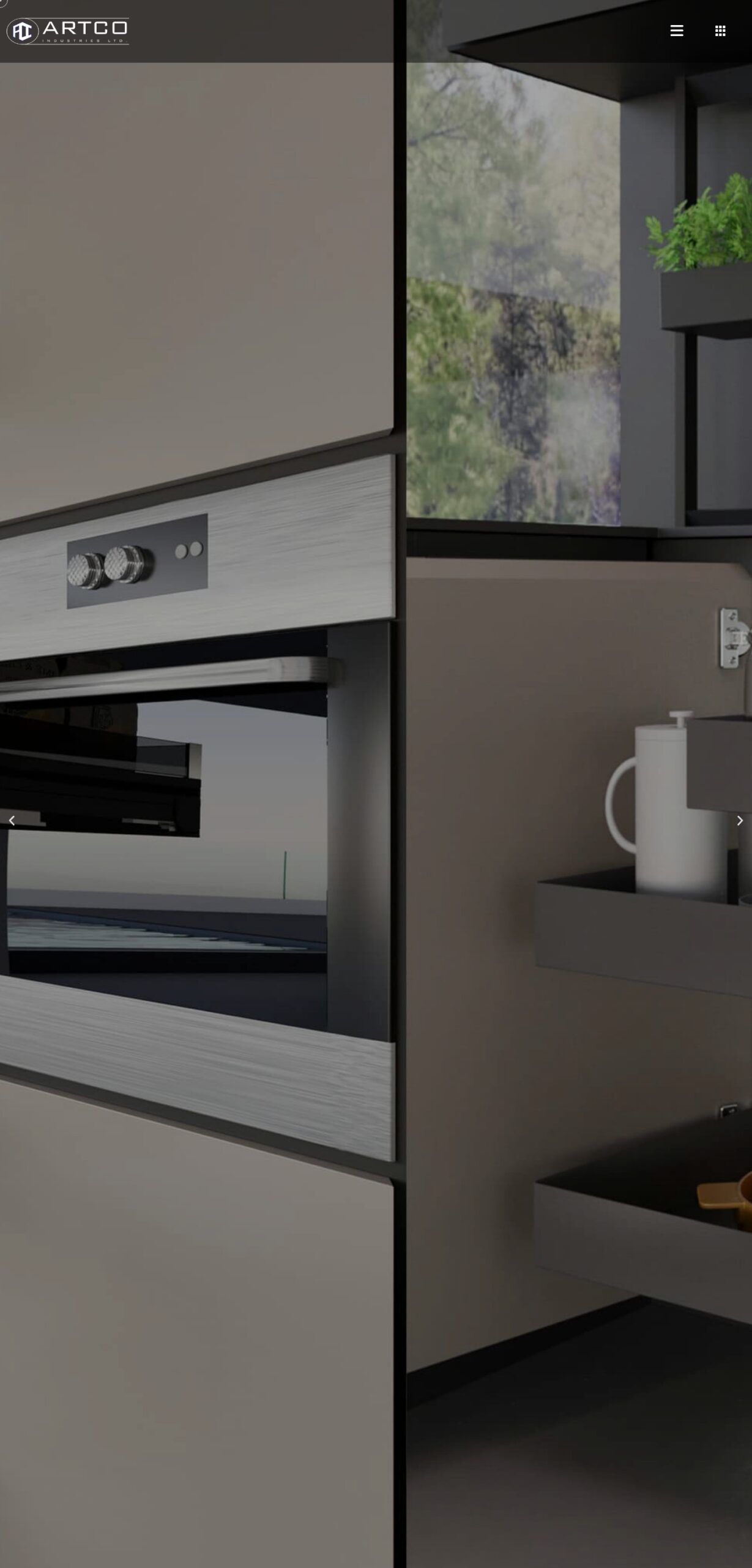 ARTCO Industries website – desktop screenshot