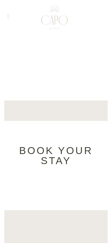 Capo Batroun website – mobile screenshot