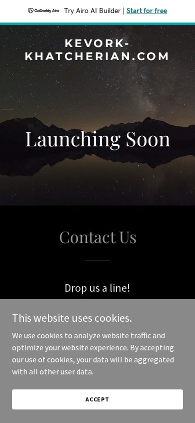 Kevork Khatcherian website – mobile screenshot