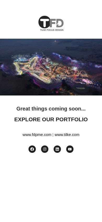 Tilke Focus Design website – mobile screenshot
